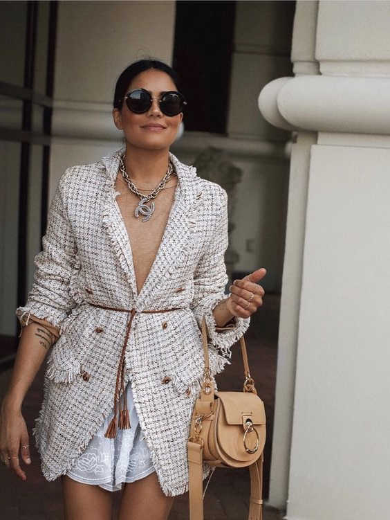 19 Ways How To Wear Tweed Jackets For Women 2022