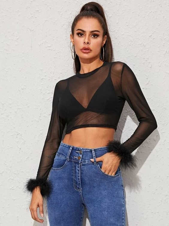 Easy Guide How To Wear Mesh Tops: Gorgeous Outfit Ideas 2021