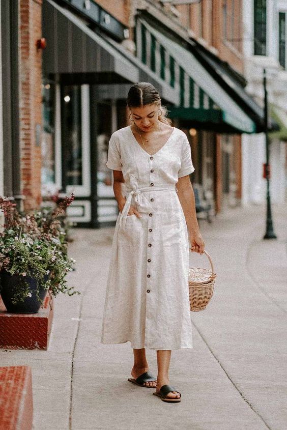 How To Wear Linen Dresses 25 Outfit Ideas To Try This Summer 2022