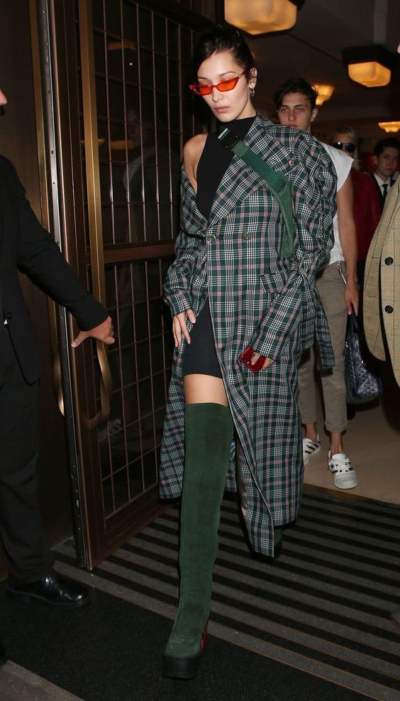 What Plaid Trench Coats Are In Trend This Fall 2022