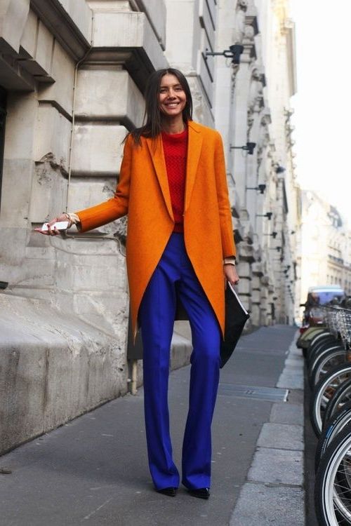 orange outfits for women