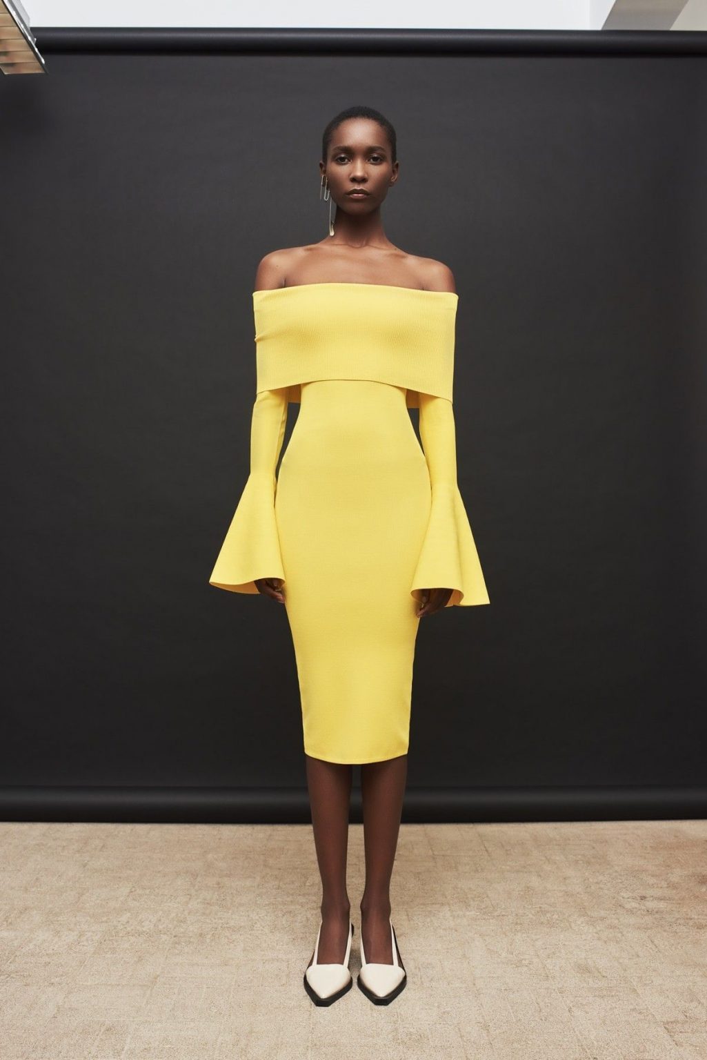 color shoes to wear with yellow dress