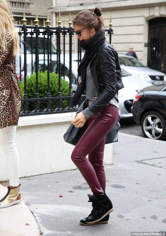 How To Make Burgundy Leggings Look Amazing: Refreshing Street Style Looks 2023