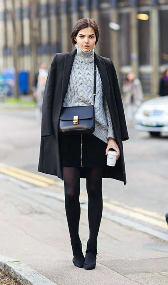 Black Tights Outfit Ideas Easy Style Guide For Women 2023 | Fashion Canons