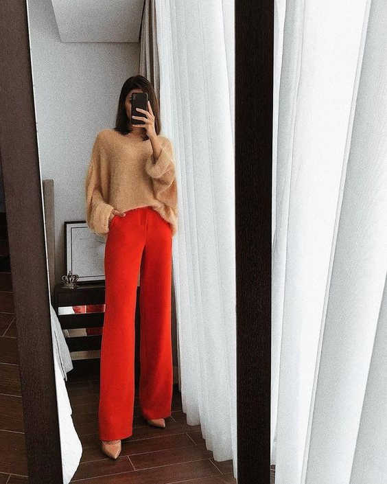 What To Wear With Red Pants For Women 2022