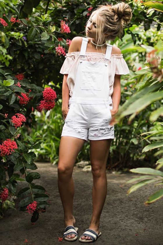 Denim Overall Shorts For Women Easy Outfit Ideas 2023