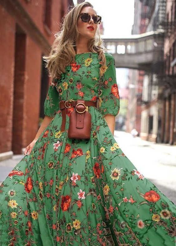 Cute Floral Dress Outfit Ideas 2022