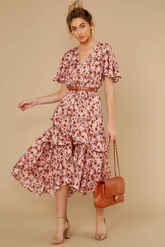 Cute Floral Dress Outfit Ideas 2023