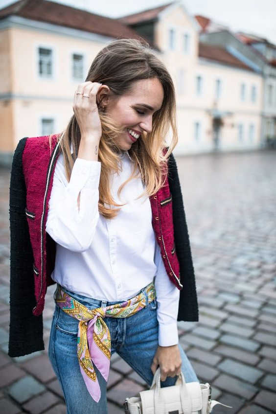 How To Wear Scarves For Women Easy Street Style Ideas 2023
