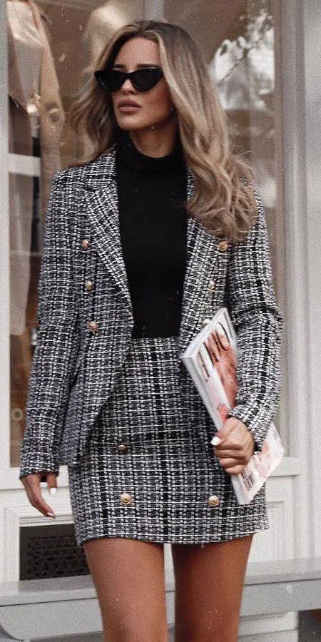 Tweed Jacket Outfit Ideas For Women: 19 Looks To Try 2023 | Fashion Canons