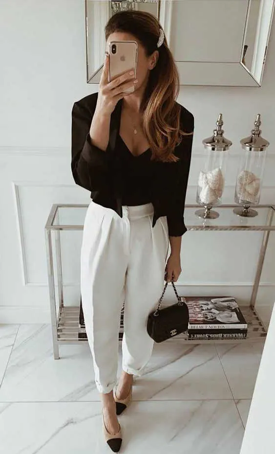 White Pants Outfit Ideas For Women 2023 | Fashion Canons