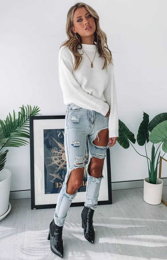 23 Ideas How To Wear Jeans In Winter: Real Life Outfit Inspiration 2023
