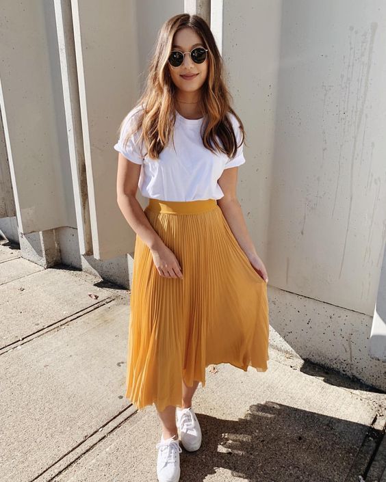 43 Ways How To Wear Midi Skirts: You Gonna Love These Looks 2023