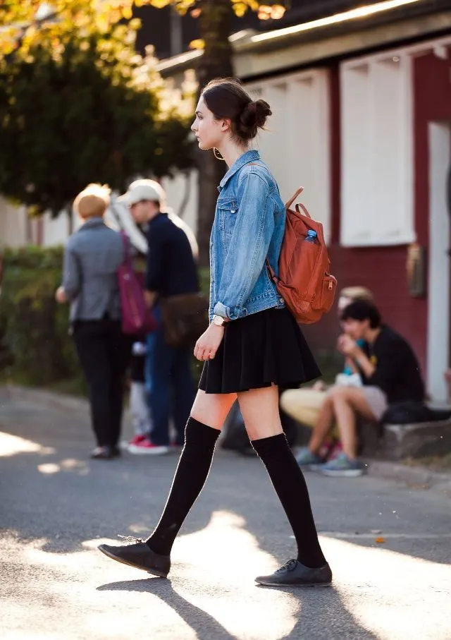 Easy Street Style Ideas With Thigh High Socks For Ladies 2023