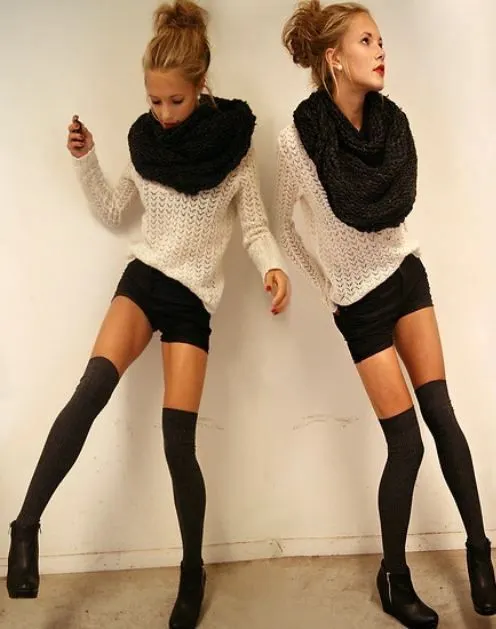 Easy Street Style Ideas With Thigh High Socks For Ladies 2023