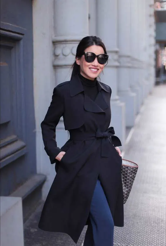 How To Style Black Trench Coats: Unexpectedly Cool Street Looks 2023 |  Fashion Canons