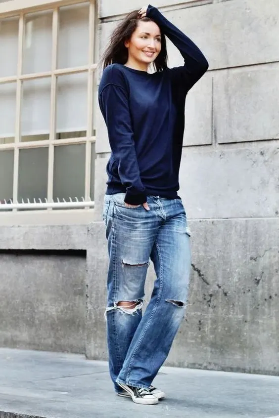 26 Ways How To Wear Boyfriend Jeans: Clever Outfits To Try Now 2023