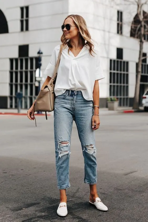 26 Ways How To Wear Boyfriend Jeans Clever Outfits To Try Now