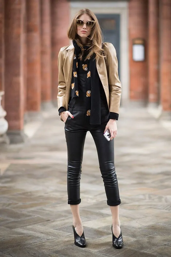 40 Ways How To Style Leather Pants For Women: Fascinating Looks 2023