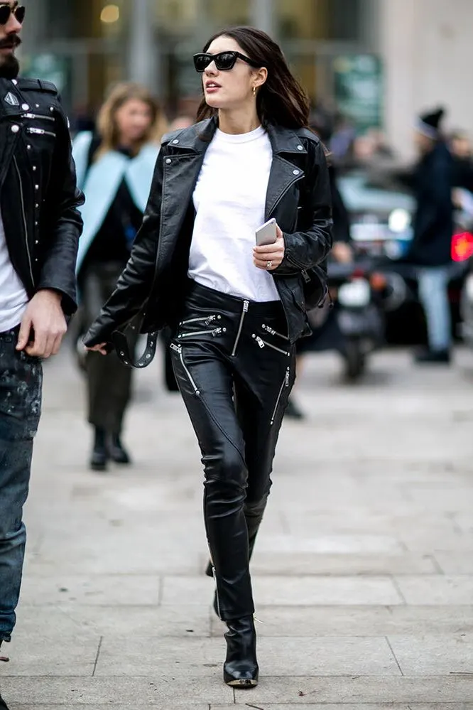 40 Ways How To Style Leather Pants For Women: Fascinating Looks 2023