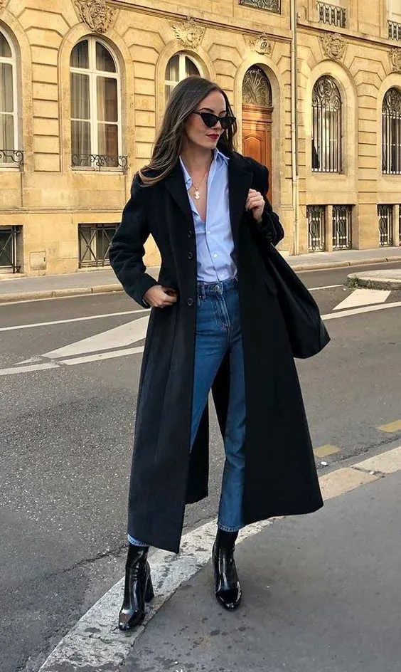 How To Style Black Trench Coats: Unexpectedly Cool Street Looks 2023