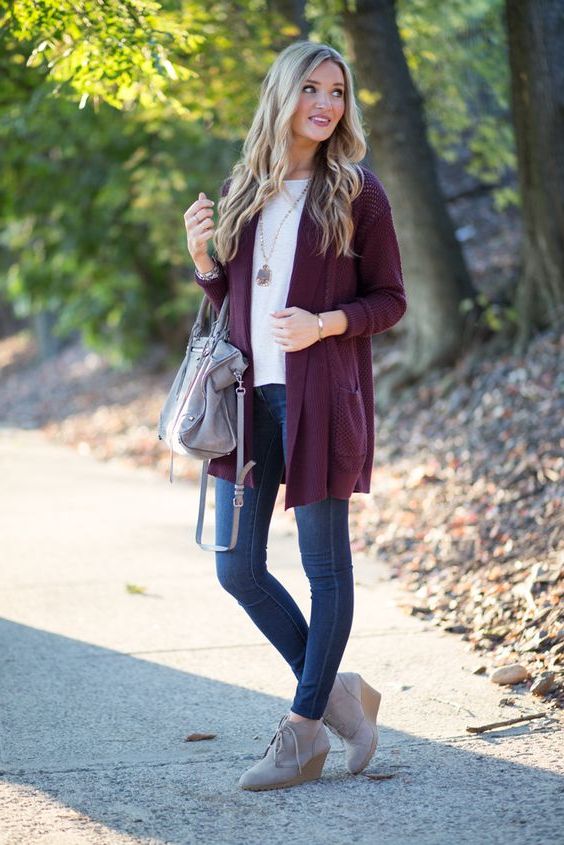 Burgundy Outfits For Winter: Best Ideas For Women 2023