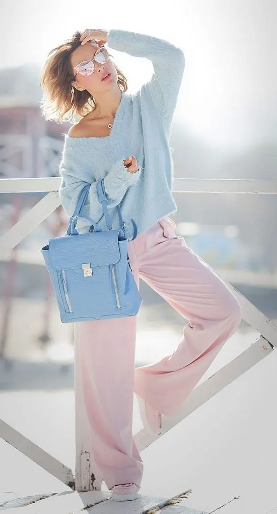 Pastel Color Outfits For Ladies: Spontaneous Street Style Ideas 2023