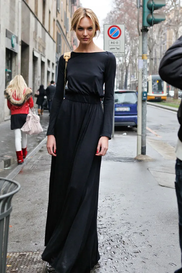 How To Look Good In A Black Maxi Dress: Epic Inspiration 2023