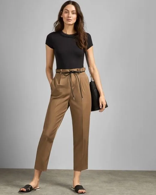 Chocolate brown trousers, Women's Fashion, Bottoms, Jeans on Carousell