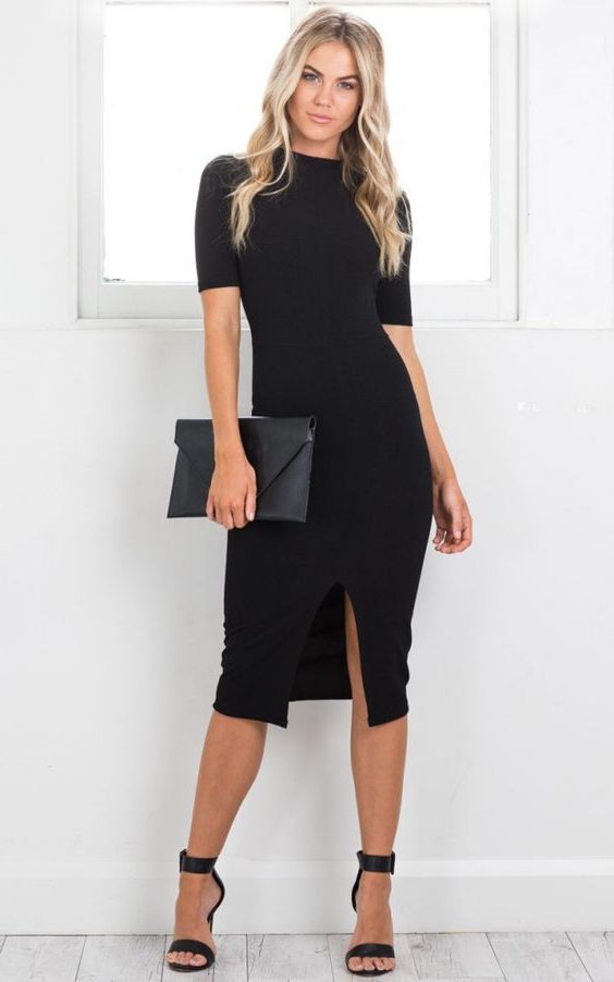 Best Ideas How To Wear Black Dress To Work: Most Popular Looks 2023