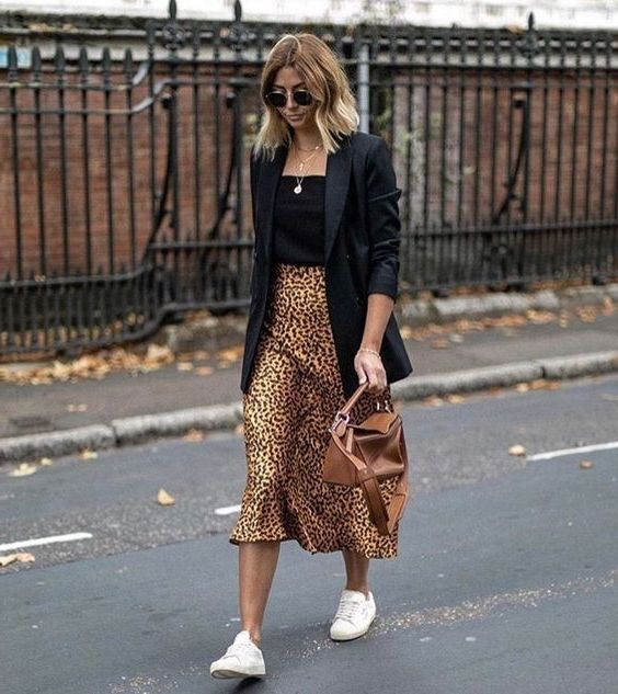 Three Ways to Style a Leopard Print Skirt for Work  Corporate In Color
