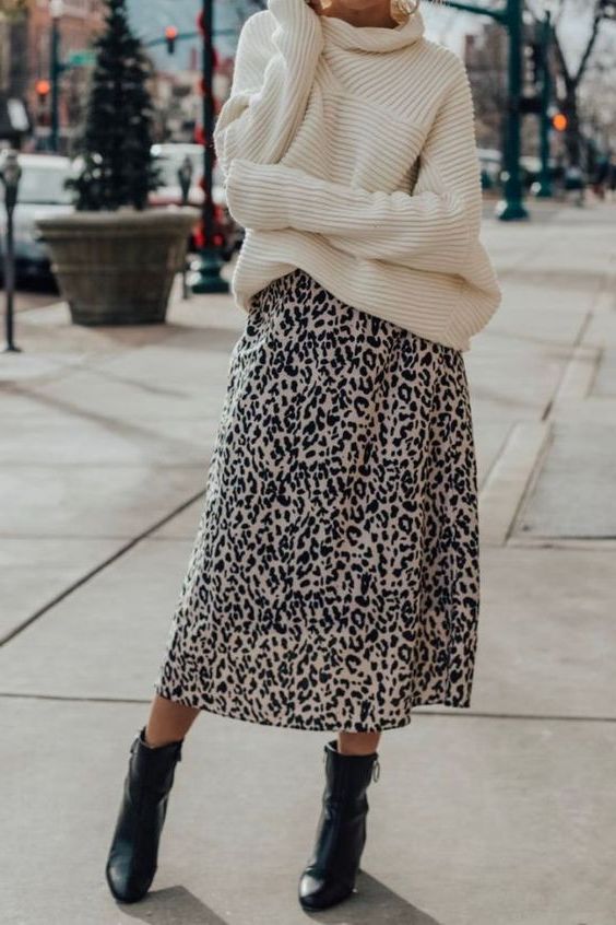 How And With What To Wear Leopard Print Skirts: Tips For Busy Ladies 2022