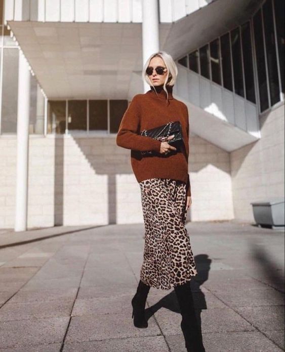 Leopard print skirts plus size  Pencil Skirt Outfit Plus Size  Animal  print Clothing sizes Jean jacket