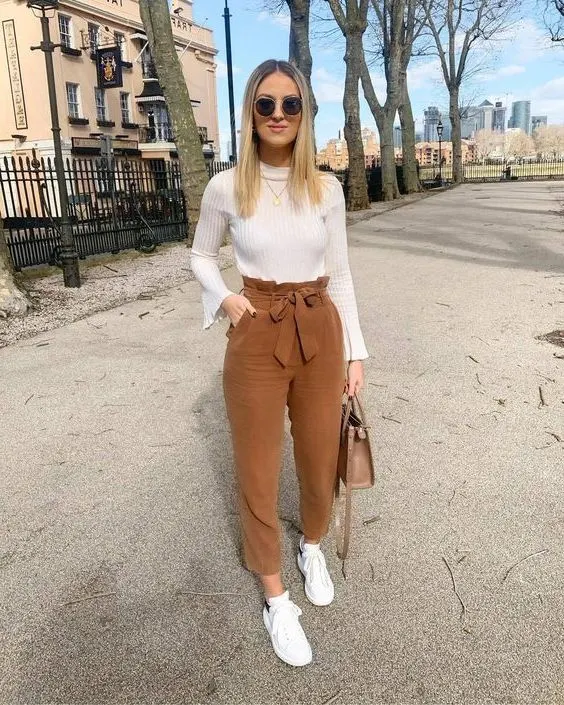 28 Elegant Brown Leather Pants Outfits  Styleoholic