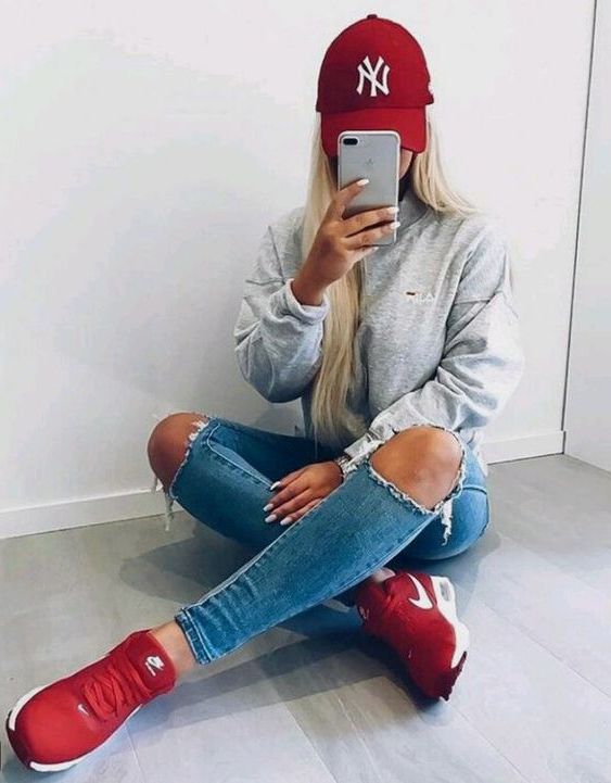 Red Sneakers Outfit For Women: Easy Tricks To Know 2022