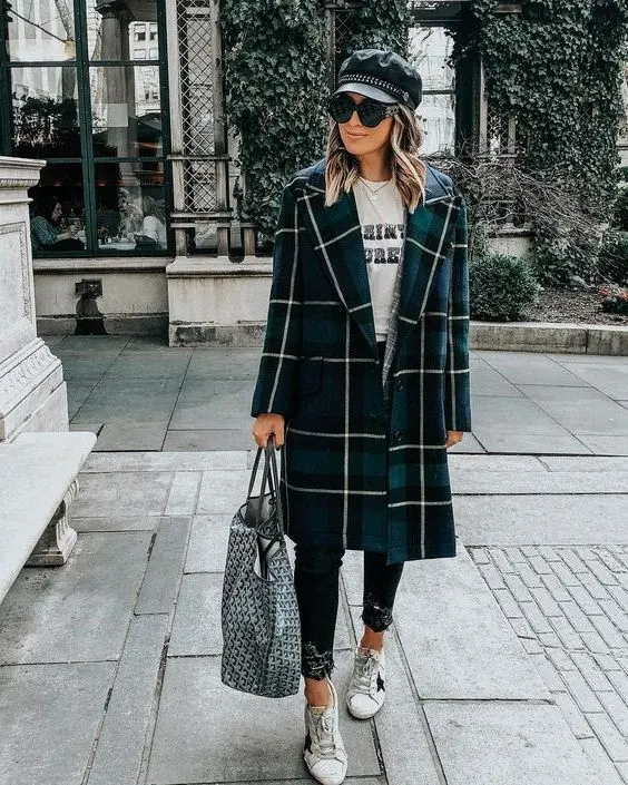 What Plaid Trench Coats Are In Trend This Fall 2023