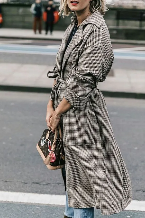 What Plaid Trench Coats Are In Trend This Fall 2023