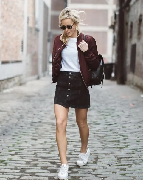 Black Denim Skirts Street Style Guide: Easy Looks To Try Now 2023