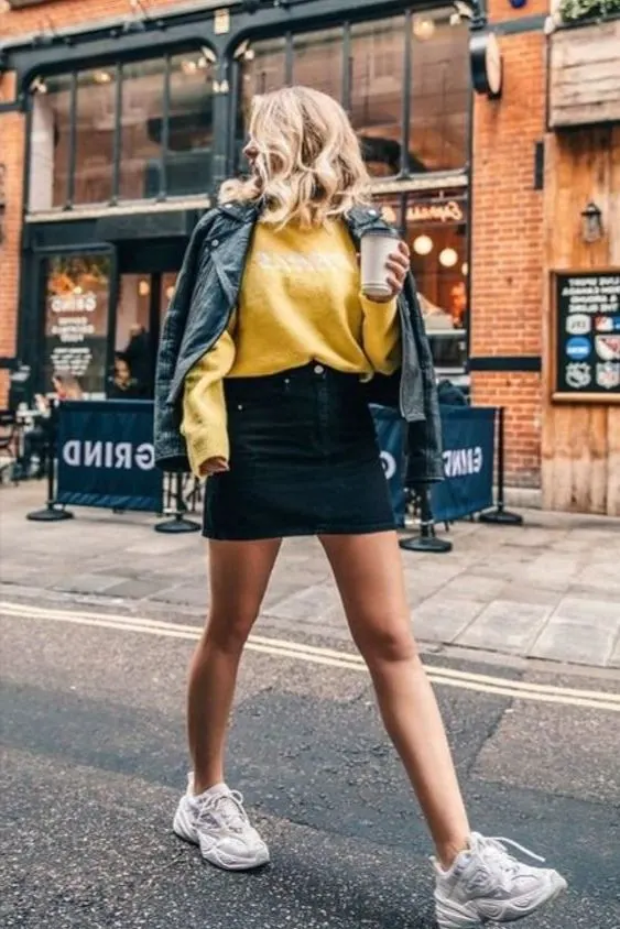 Black Denim Skirts Street Style Guide: Easy Looks To Try Now 2023