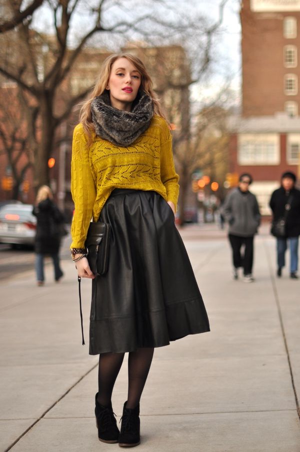 Black Leather Skirts Outfit Ideas: The Best Ways To Stand Out 2022