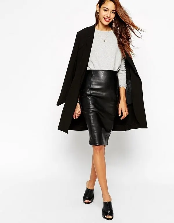 Black Leather Skirts Outfit Ideas: The Best Ways To Stand Out 2023