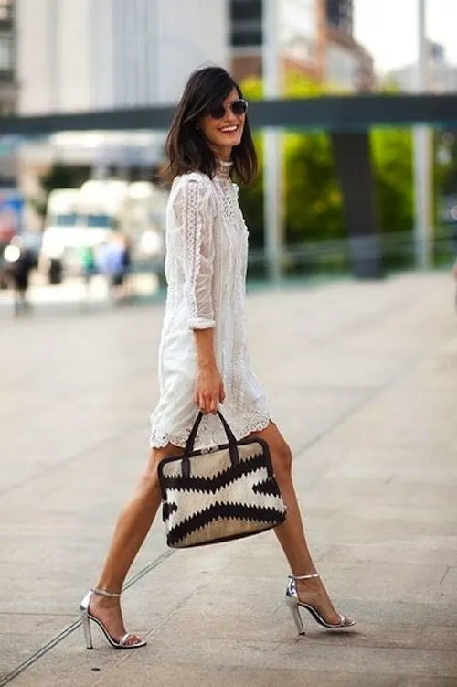 Little White Dresses Make A Huge Comeback 32 Outfit Ideas 2023