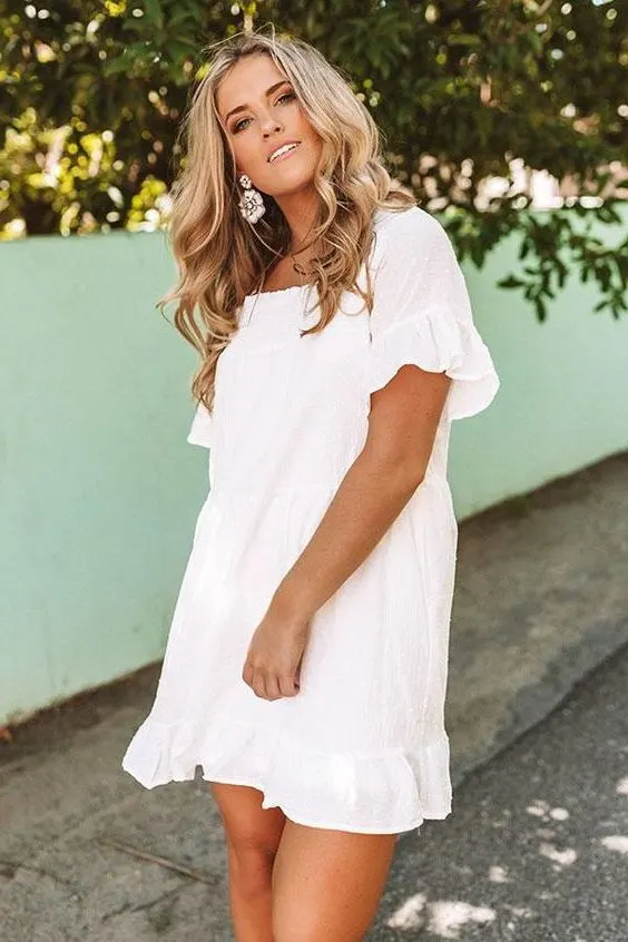 Little White Dresses Make A Huge Comeback 32 Outfit Ideas 2023