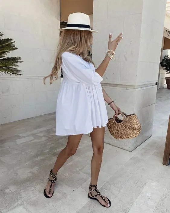 Little White Dresses Make A Huge Comeback 32 Outfit Ideas 2023