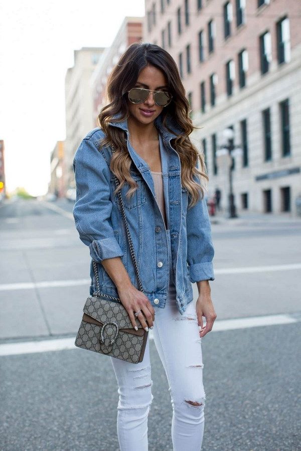 What To Wear With An Oversized Denim Jackets 20+ Ideas To Try 2022