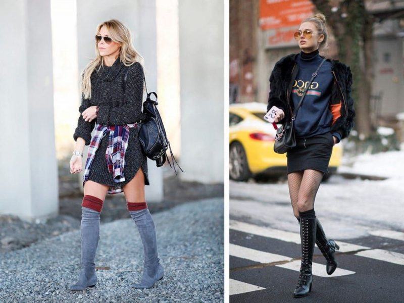 Easy Street Style Ideas With Thigh High Socks For Ladies 2023 | Fashion ...