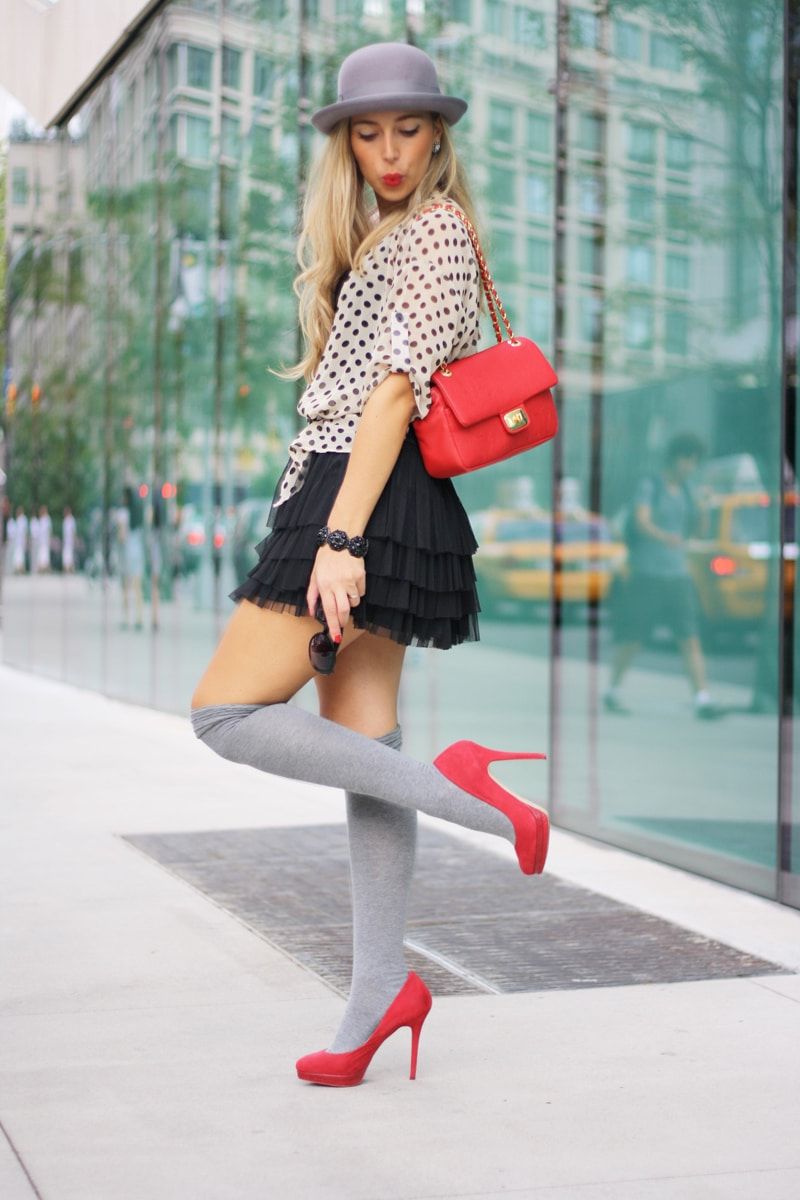 Easy Street Style Ideas With Thigh High Socks For Ladies 2023