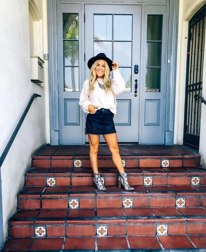 Black Denim Skirts Street Style Guide: Easy Looks To Try Now 2023