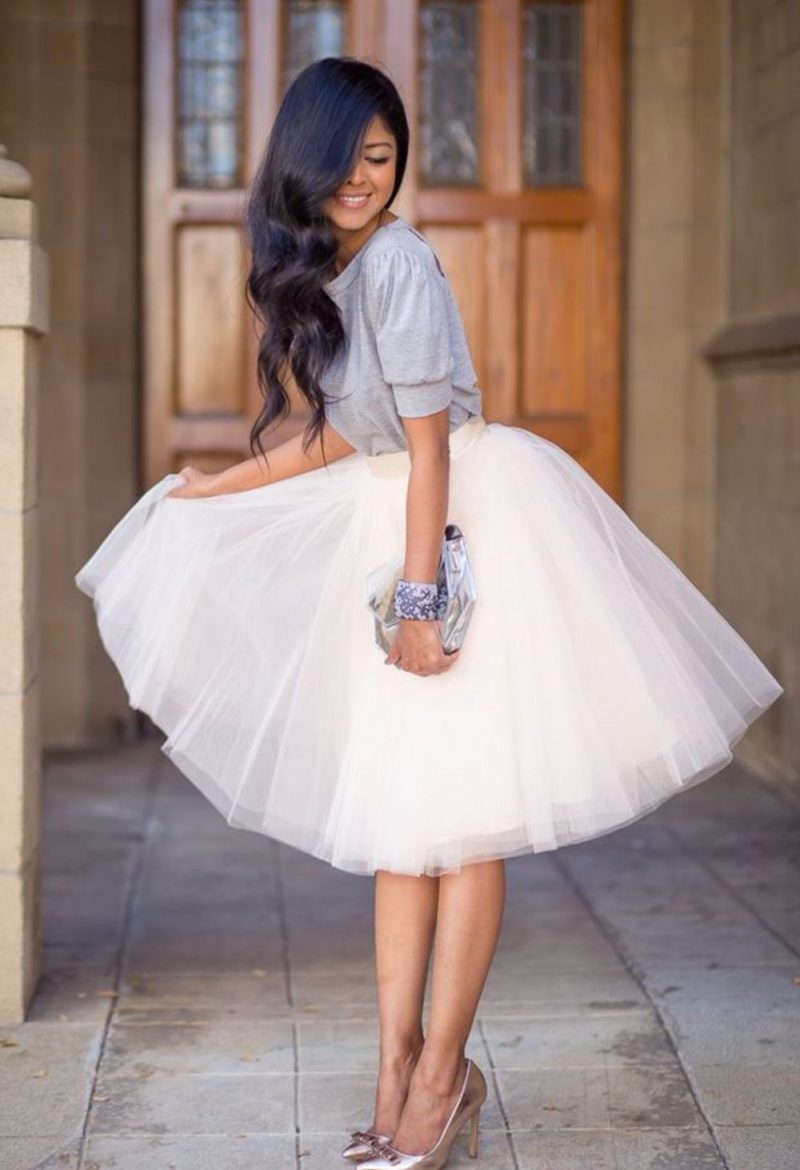 Are Tulle Skirts In Trend Right Now Easy Street Style Looks 2022
