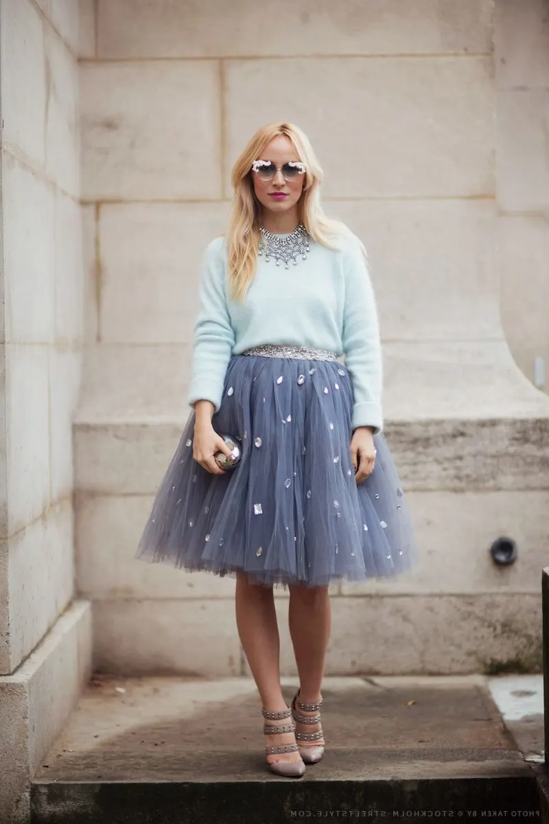 Are Tulle Skirts In Trend Right Now Easy Street Style Looks 2023